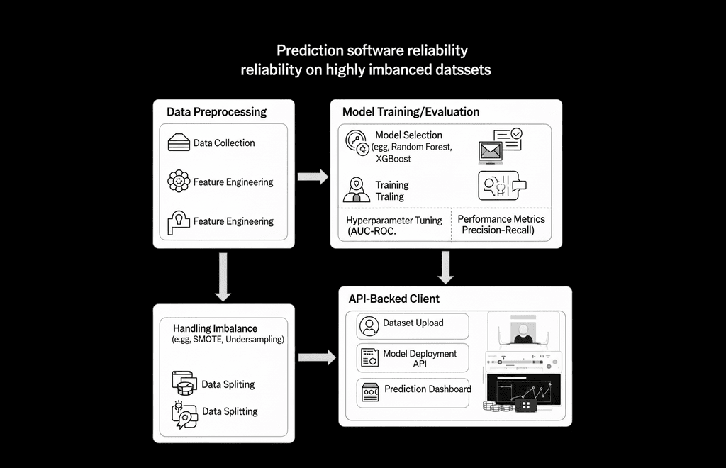 Software Reliability Prediction Model - Machine learning dashboard for imbalanced dataset analysis